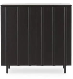 Normann Copenhagen Rib Kabinet Blød Sort